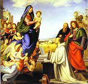 Fra Bartolomeo The Vision of St. Bernard ca 1504 France oil painting artist